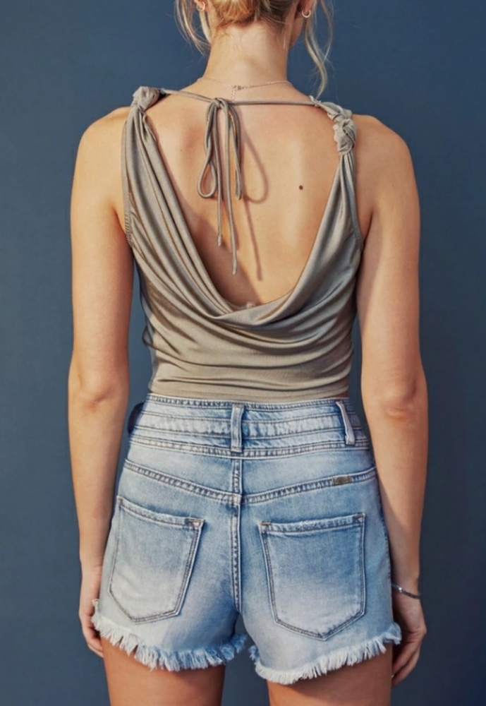 Kancan Tilly High Rise Shorts - Picture 8 of 12